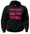 PNW Camo Safety Hoodie - Pink-Camo-Black