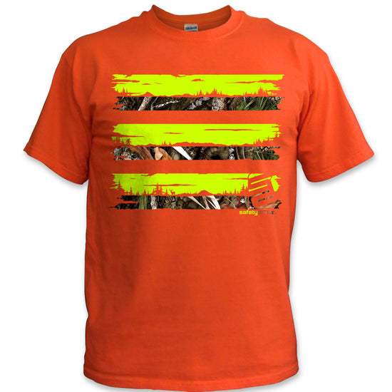 PNW Camo Safety Shirt - Yellow-Camo-Orange