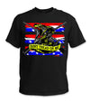 The Patriot Hi-Vis Safety Stripe Tee - Neon Red/Neon Yellow/Black