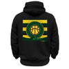 Reign Time Safety Stripe Hoodie - Yellow/Green/Reflective/Black
