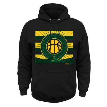 Reign Time Safety Stripe Hoodie - Yellow/Green/Reflective/Black