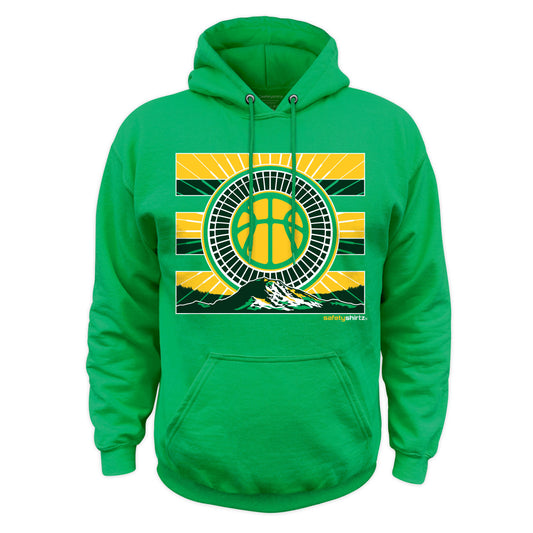 Reign Time Safety Stripe Hoodie - Yellow/White/Reflective/Green
