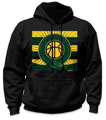 Reign Time Safety Stripe Hoodie - Yellow/Green/Reflective/Black