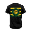 Reign Time Safety Stripe Tee - Yellow/Green/Reflective/Black