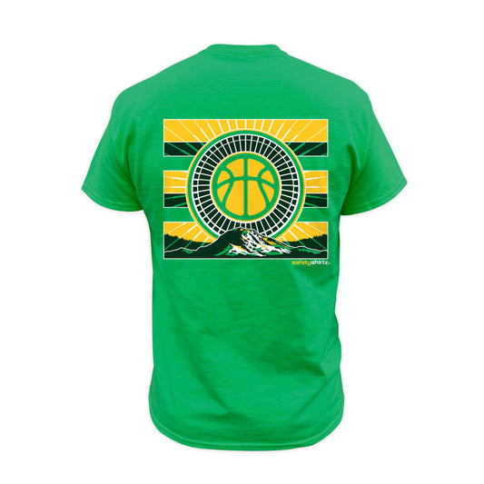 Reign Time Safety Stripe Tee - Yellow/White/Reflective/Green