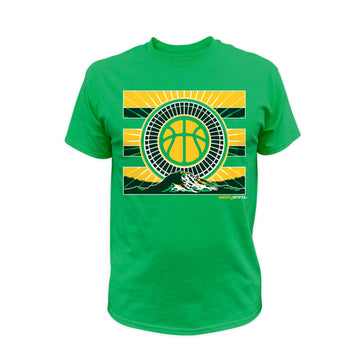 Reign Time Safety Stripe Tee - Yellow/White/Reflective/Green