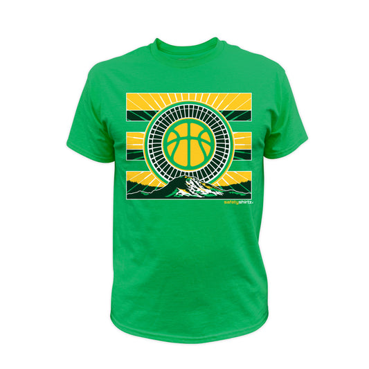 Reign Time Safety Stripe Tee - Yellow/White/Reflective/Green