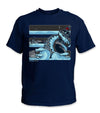 Seattle Ice Safety Stripe Shirt - Sea Blue/Reflective/Navy Blue