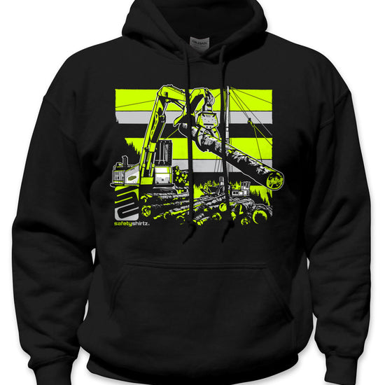 The Landing Safety Hoodie - Neon Yellow/Black