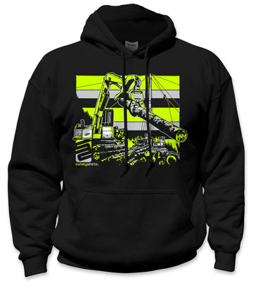 The Landing Safety Hoodie - Neon Yellow/Black