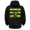 The Stag Safety Stripe Hoodie - Yellow/Reflective/Black