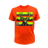 The Stag Safety Stripe Tee - Yellow/Reflective/Orange