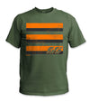 Topo Safety Shirt - Neon Orange/Black Reflective/Military Green