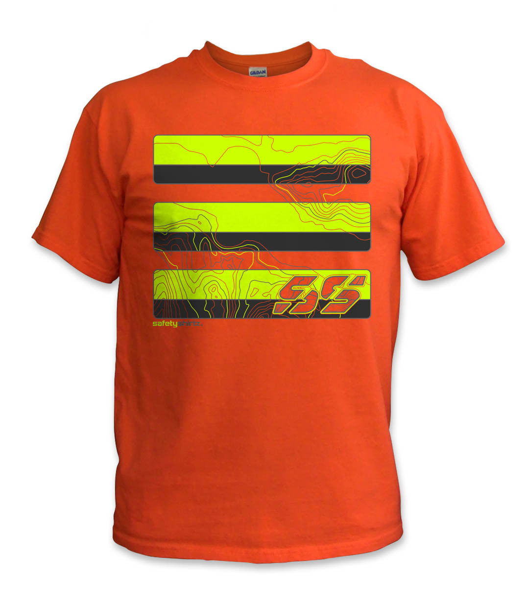 Topo Safety Shirt - Yellow-Reflective-Orange
