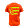 Tropic Heat Safety Stripe Tee - Yellow/Orange