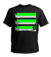 Washington State Hi-Vis Safety Stripe Tee - Neon Green/Black