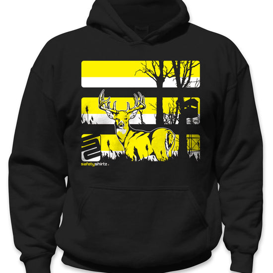 Youth Buck Safety Hoodie - Yellow/Black
