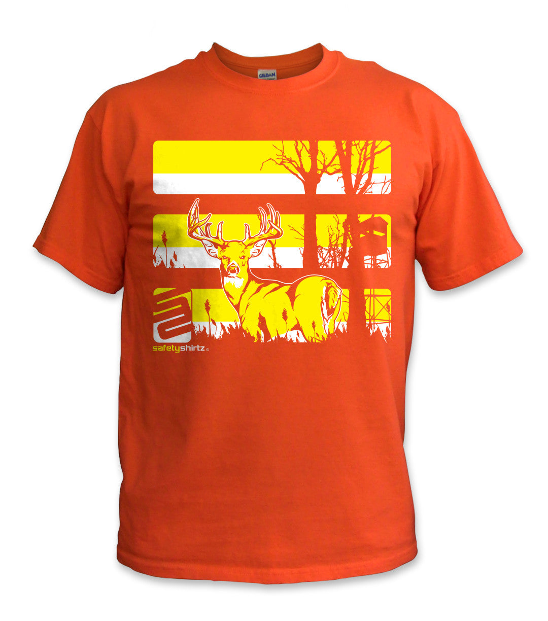 Youth Buck Safety Shirt - Yellow/Orange