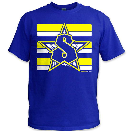Youth Classic Safety Shirt - Yellow/Royal