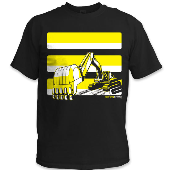 Youth Excavator Safety Shirt - Yellow/Black