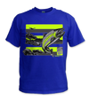 YOUTH Steelhead Hi-Vis Safety Tee - Neon Yelow/Black Reflective/Royal Blue