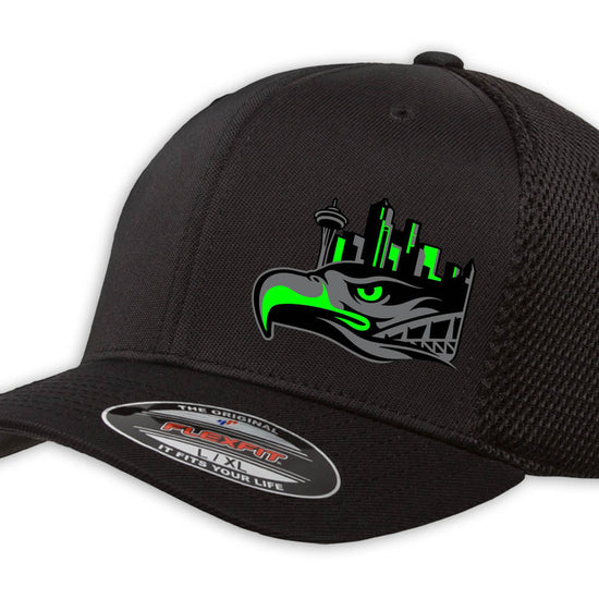 Seattle Stealth Black - Flexfit Hat
