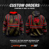 SS360º The Patriot - Military Green - Enhanced Visibility - Reflective Safety Hoodie