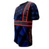 SS360º The Patriot - Blue - UPF 40 - Enhanced Visibility - Reflective Safety Shirt