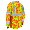 SS360º Tropic Heat - Orange - Class 3 - Type-R - UPF 40 - Reflective Long Sleeve Safety Shirt