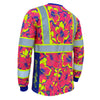 SS360º Tropic Heat - Pink - UPF 40 - Enhanced Visibility - Reflective Long Sleeve Safety Shirt