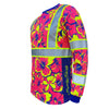 SS360º Tropic Heat - Pink - UPF 40 - Enhanced Visibility - Reflective Long Sleeve Safety Shirt