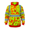SS360º Tropic Heat - Orange - Type-R - Class 3 - Reflective Safety Hoodie