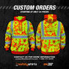 SS360º Tropic Heat - Orange - Type-R - Class 3 - Reflective Safety Hoodie
