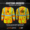SS360º Tropic Heat - Orange - Class 3 - Type-R - UPF 40 - Reflective Long Sleeve Safety Shirt