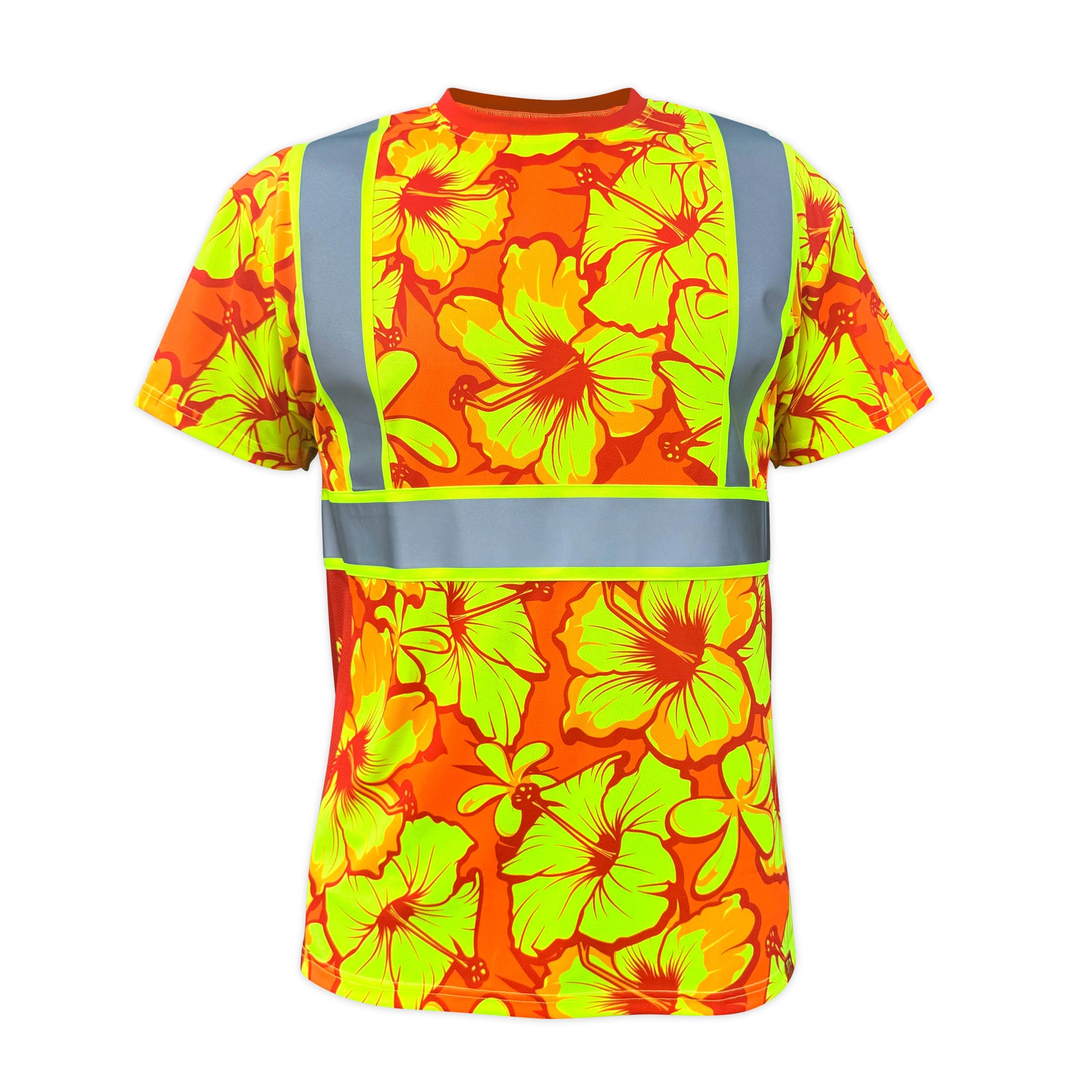 SS360º Tropic Heat - Orange - Class 2 - Type-R - UPF 40 - Reflective Safety Shirt