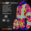 SS360º Tropic Heat - Pink - Enhanced Visibility - Reflective Safety Hoodie