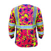 SS360º Tropic Heat - Pink - UPF 40 - Enhanced Visibility - Reflective Long Sleeve Safety Shirt