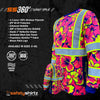 SS360º Tropic Heat - Pink - UPF 40 - Enhanced Visibility - Reflective Long Sleeve Safety Shirt