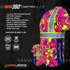 SS360º Tropic Heat - Pink - UPF 40 - Enhanced Visibility - Reflective Safety Shirt