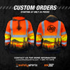 SS360º Wildland Sasquatch - Orange - Class 3 - Type-R - Safety Hoodie
