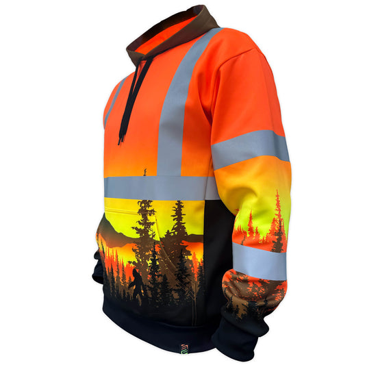 SS360º Wildland Sasquatch - Orange - Class 3 - Type-R - Safety Hoodie