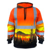 SS360º Wildland Sasquatch - Orange - Class 3 - Type-R - Safety Hoodie