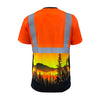 SS360º Wildland Sasquatch - Orange - Class 2 - Type-R - UPF 40 - Reflective Safety Shirt