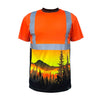 SS360º Wildland Sasquatch - Orange - Class 2 - Type-R - UPF 40 - Reflective Safety Shirt
