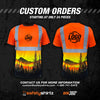 SS360º Wildland Sasquatch - Orange - Class 2 - Type-R - UPF 40 - Reflective Safety Shirt